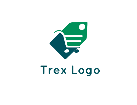 negative spacing shopping cart in tag