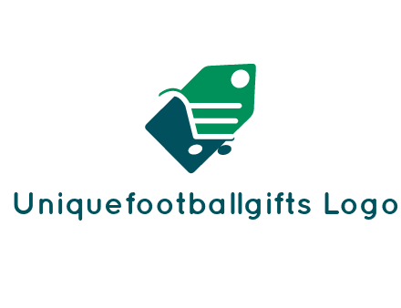 negative spacing shopping cart in tag