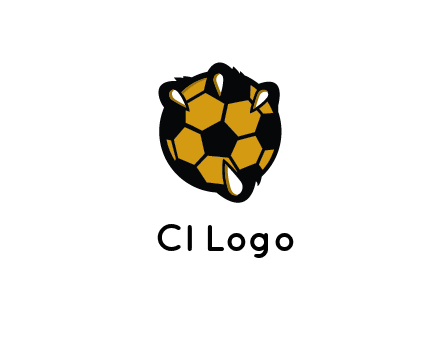 claw holding football