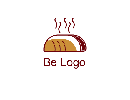 line art taco with steam