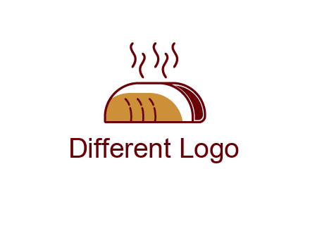 line art taco with steam