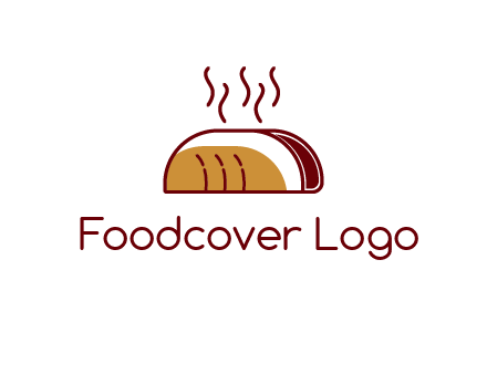 line art taco with steam