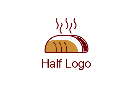 line art taco with steam