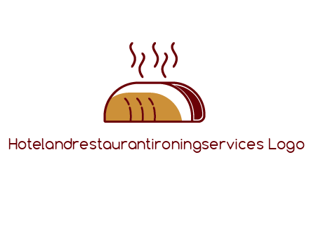 line art taco with steam