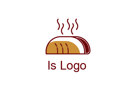line art taco with steam