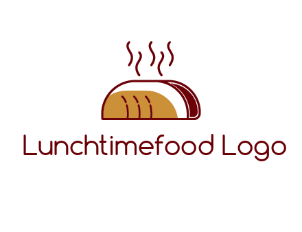line art taco with steam