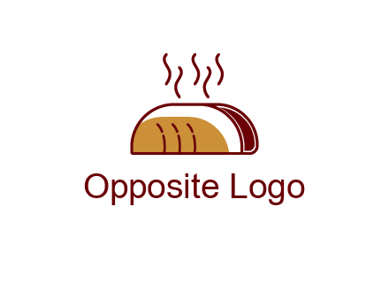 line art taco with steam