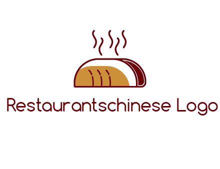 line art taco with steam
