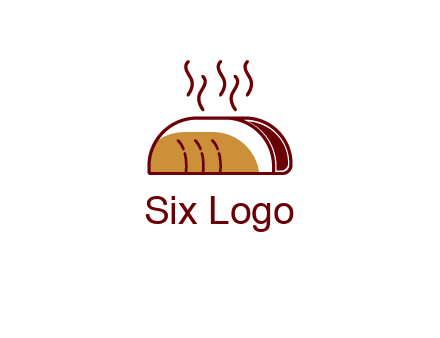 line art taco with steam