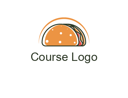 curve line above taco