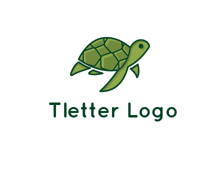 abstract baby turtle