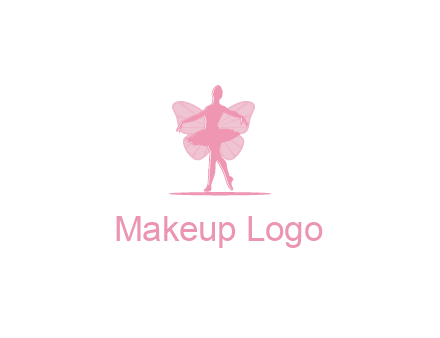 ballerina dancing with fairy wings
