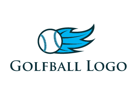 baseball on flame