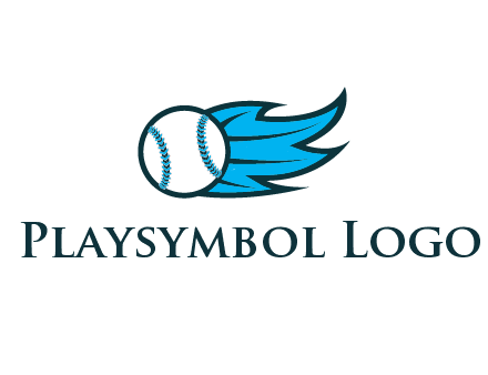baseball on flame