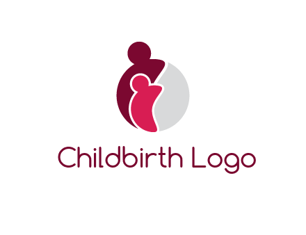 abstract people forming circle shape graphics