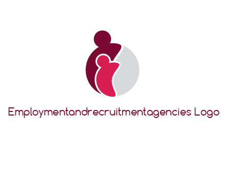 abstract people forming circle shape graphics