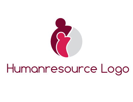 abstract people forming circle shape graphics