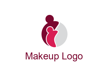 abstract people forming circle shape graphics