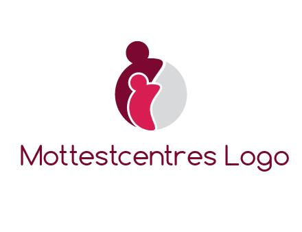abstract people forming circle shape graphics