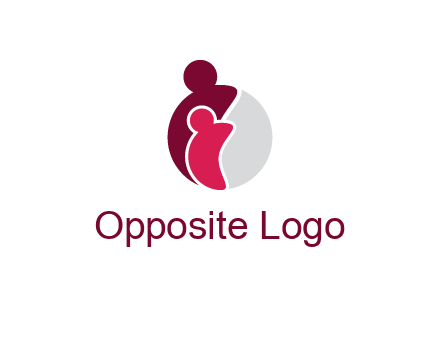 abstract people forming circle shape graphics