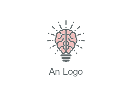 brain forming light bulb
