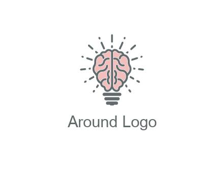 brain forming light bulb