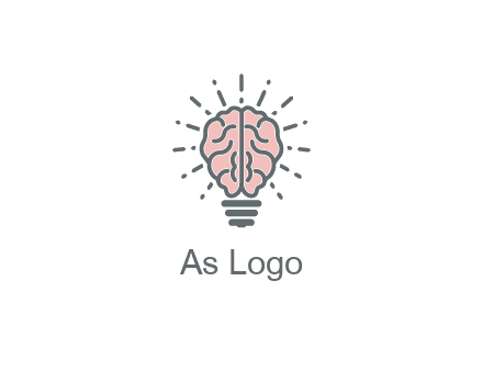 brain forming light bulb