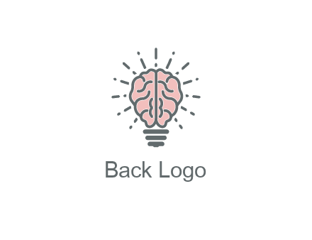 brain forming light bulb