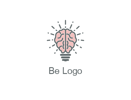 brain forming light bulb