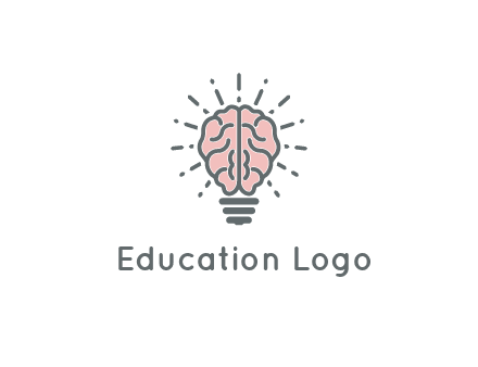 brain forming light bulb