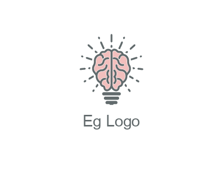 brain forming light bulb