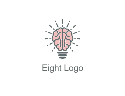 brain forming light bulb