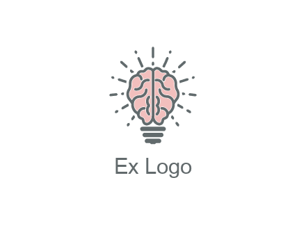 brain forming light bulb