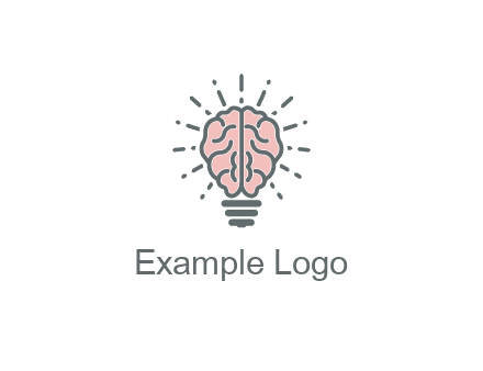 brain forming light bulb