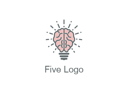 brain forming light bulb