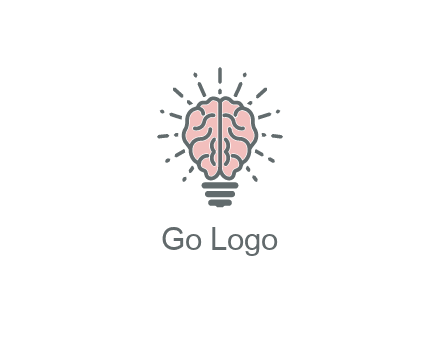 brain forming light bulb