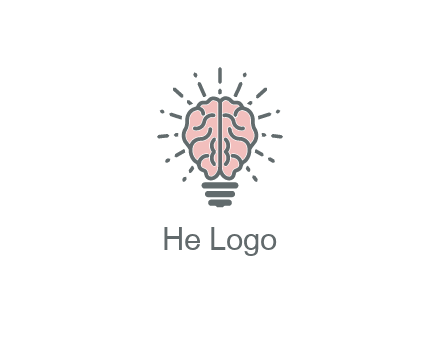 brain forming light bulb