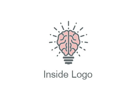 brain forming light bulb