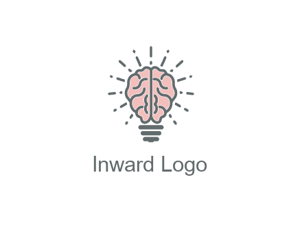 brain forming light bulb