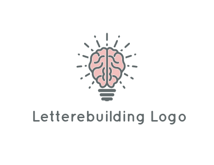 brain forming light bulb