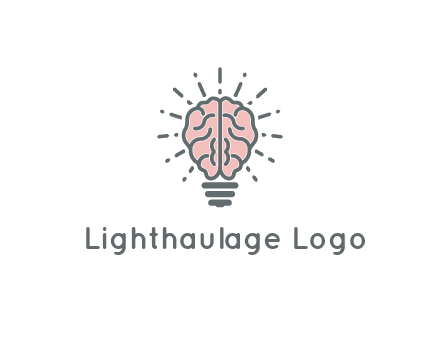 brain forming light bulb