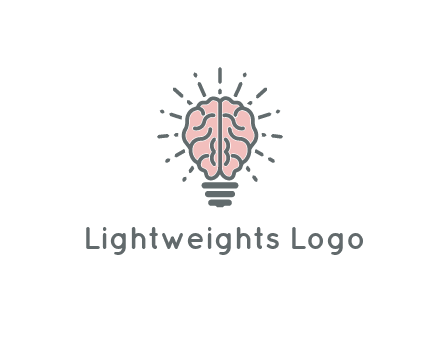 brain forming light bulb
