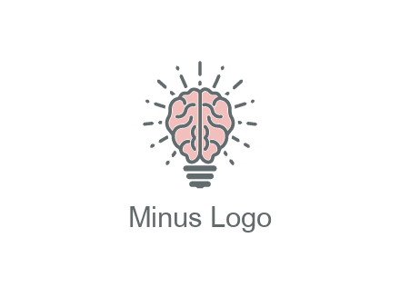 brain forming light bulb