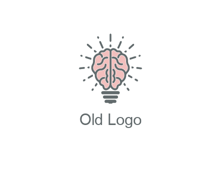 brain forming light bulb