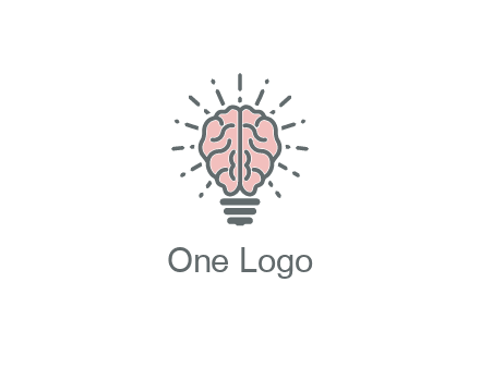 brain forming light bulb