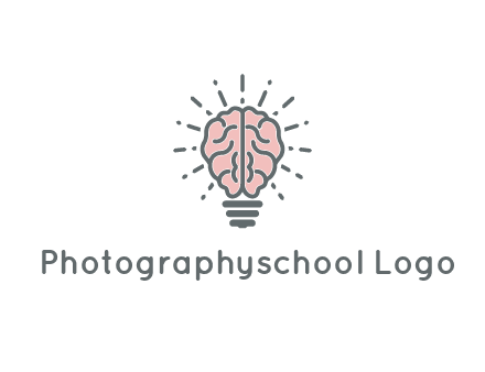 brain forming light bulb