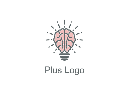 brain forming light bulb