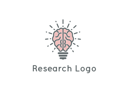 brain forming light bulb