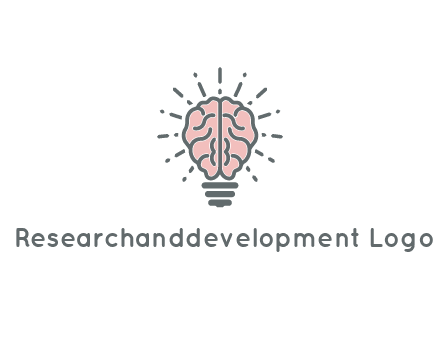 brain forming light bulb