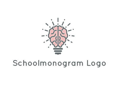 brain forming light bulb